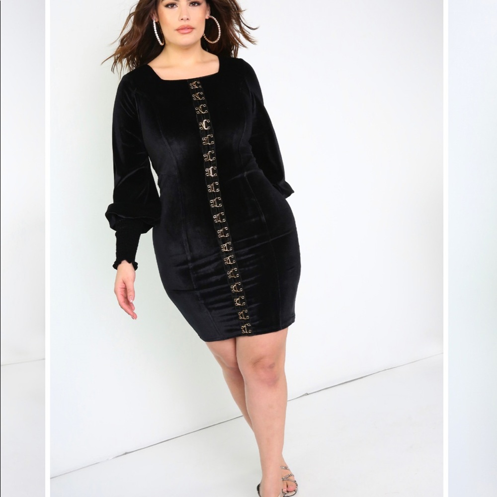 Rebdolls Velvet Midi BodyCon
